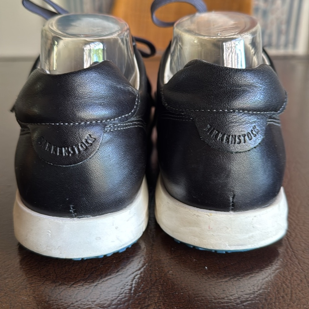 Birkenstock Black Leather Sneakers Size 40 - Picture 5 of 12